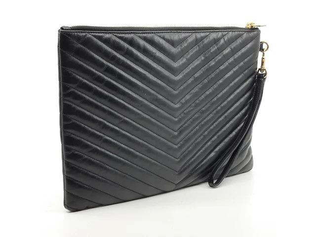 Handtas, yves saint laurent, monogram pouch wrislet - afbeelding 8 van  12