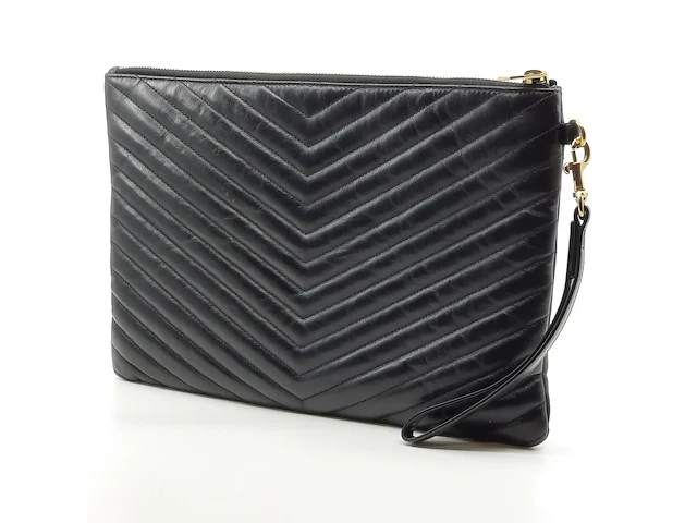 Handtas, yves saint laurent, monogram pouch wrislet - afbeelding 9 van  12