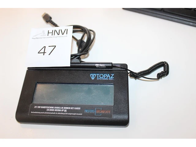 Handtekeningenpad topaz t-lbk460-hsb-r. - afbeelding 1 van  3