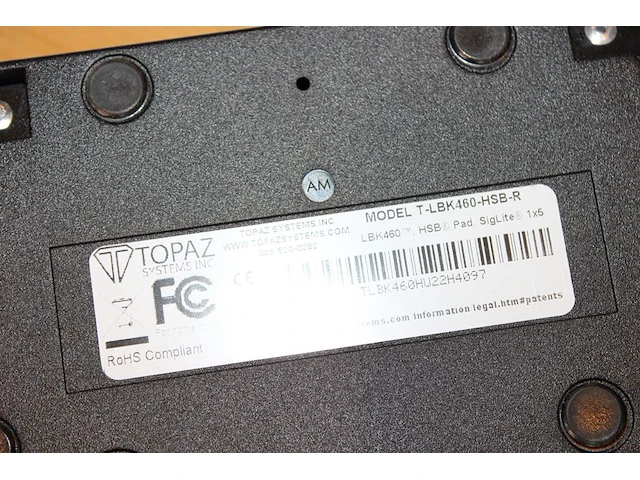 Handtekeningenpad topaz t-lbk460-hsb-r. - afbeelding 2 van  2