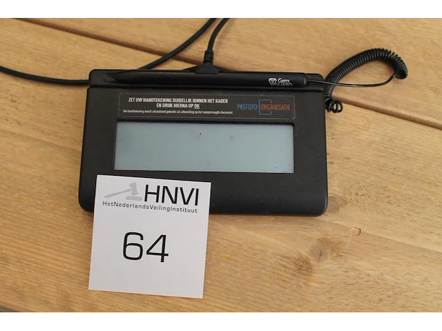 Handtekeningenpad topaz t-lbk460-hsb-r. - afbeelding 1 van  1