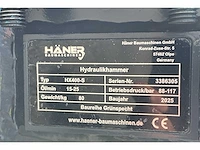 Häner hx400s hydraulische breekhamer / sloophamer - afbeelding 5 van  5
