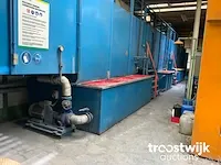 Hangbaan met voorbehandelingslijn en moffel/droogovens - afbeelding 2 van  23