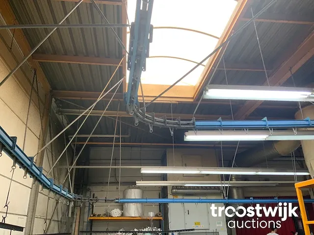 Hangbaan met voorbehandelingslijn en moffel/droogovens - afbeelding 15 van  23