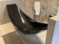 Hangend ligbad, splinterworks, vessel, antraciet/zwart - afbeelding 3 van  23