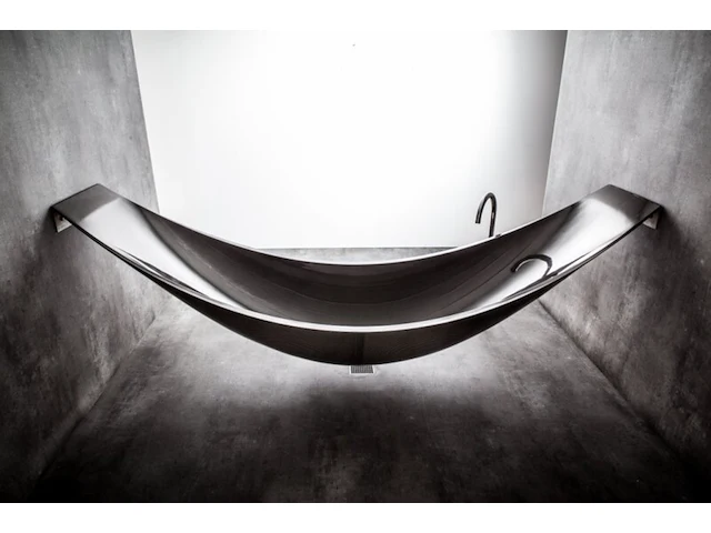 Hangend ligbad, splinterworks, vessel, antraciet/zwart - afbeelding 18 van  23