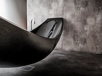 Hangend ligbad, splinterworks, vessel, antraciet/zwart - afbeelding 20 van  23