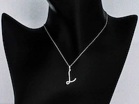 Hanger met natuurlijke diamanten in de letter l excl. ketting - afbeelding 2 van  7