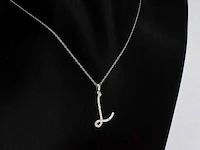 Hanger met natuurlijke diamanten in de letter l excl. ketting - afbeelding 3 van  7