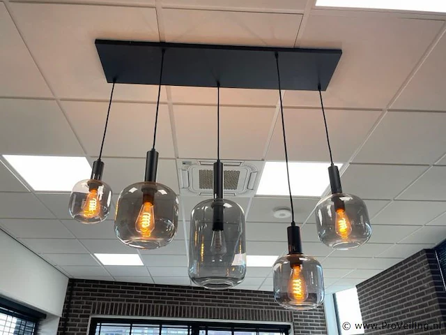 Hanglamp - plaat 100x25 - hoogte ca. 93 cm - afbeelding 2 van  3