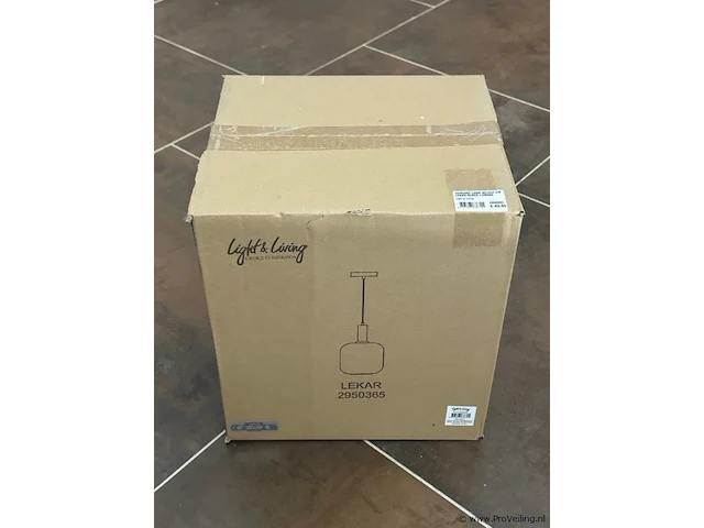Hanglamp 21x37 cm lekar black en smoke - afbeelding 2 van  3