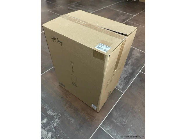 Hanglamp 22x52 cm lekar black en smoke - afbeelding 1 van  3