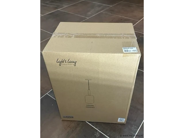 Hanglamp 22x52 cm lekar black en smoke - afbeelding 2 van  3
