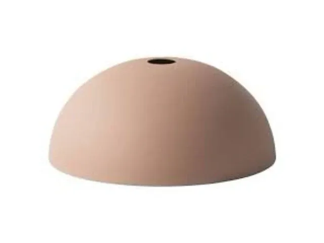 Hanglamp ferm living, dome ahde/socket pendant low, rose - afbeelding 1 van  3