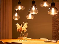 Hanglamp flair 6 lichts steinhauer lighting, zwart , 2024 - afbeelding 1 van  5