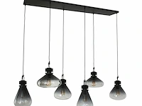 Hanglamp flair 6 lichts steinhauer lighting, zwart , 2024 - afbeelding 1 van  5