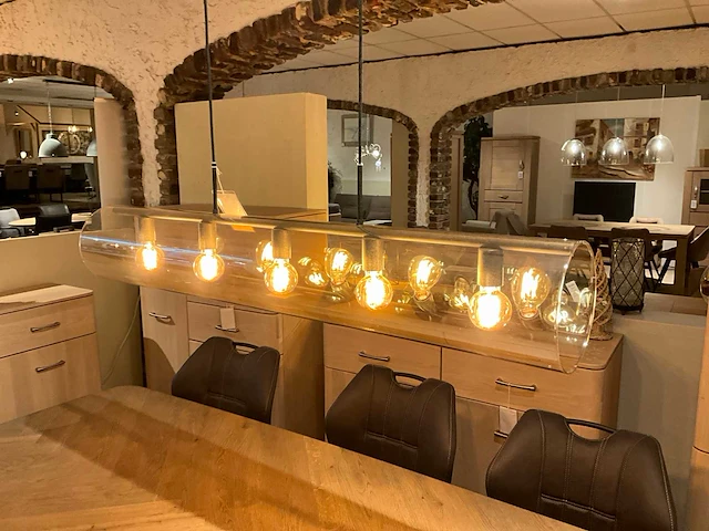 Hanglamp glas tube - afbeelding 3 van  4