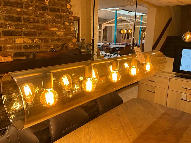 Hanglamp glas tube - afbeelding 4 van  4