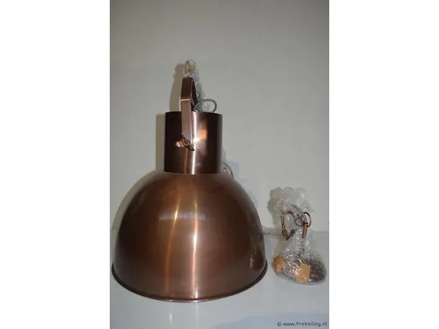 Hanglamp, koperkleur - 42cm (d) - afbeelding 1 van  4