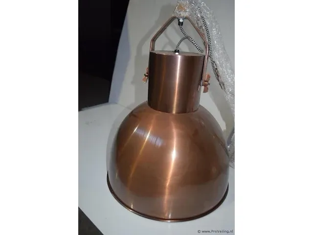 Hanglamp, koperkleur - 42cm (d) - afbeelding 3 van  4