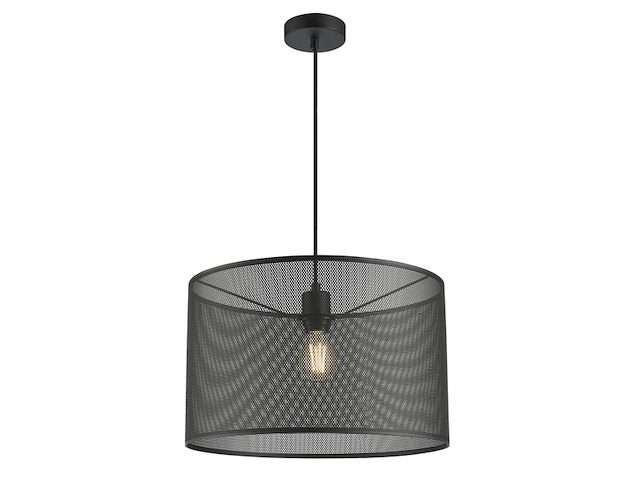 Hanglamp lennart e27 max 60w zwart - afbeelding 1 van  3