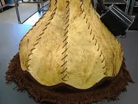 Hanglamp met perkamenten kap - afbeelding 1 van  5