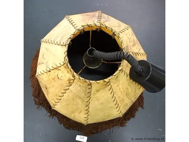 Hanglamp met perkamenten kap - afbeelding 3 van  5