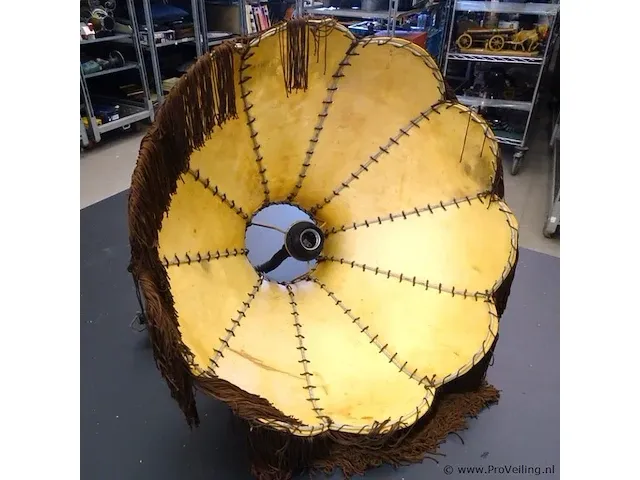 Hanglamp met perkamenten kap - afbeelding 4 van  5