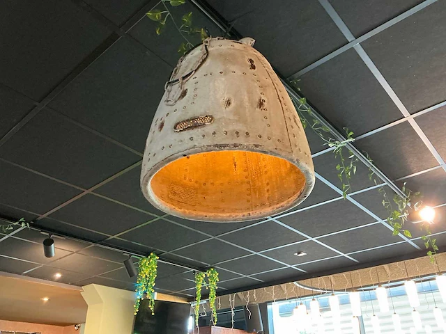 Hanglamp metaal (2x) - afbeelding 2 van  3