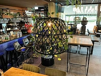 Hanglamp rotan (4x) - afbeelding 1 van  3