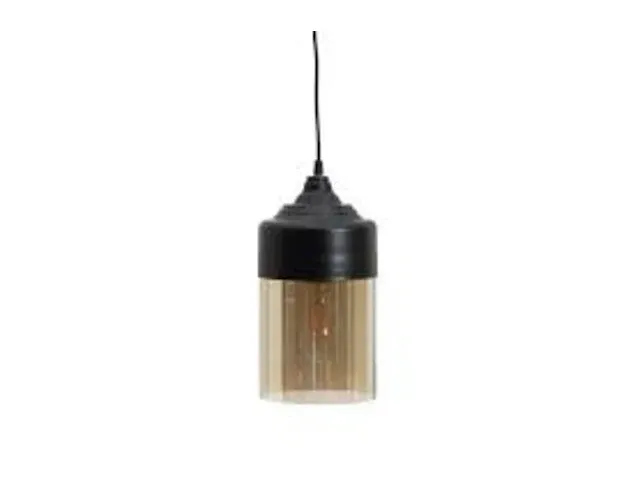 Hanglamp woood, pippa, zwart - afbeelding 1 van  3
