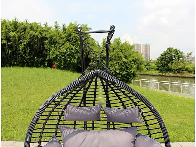 Hangstoel - vonato - hanging elegance black - 0 - afbeelding 2 van  5