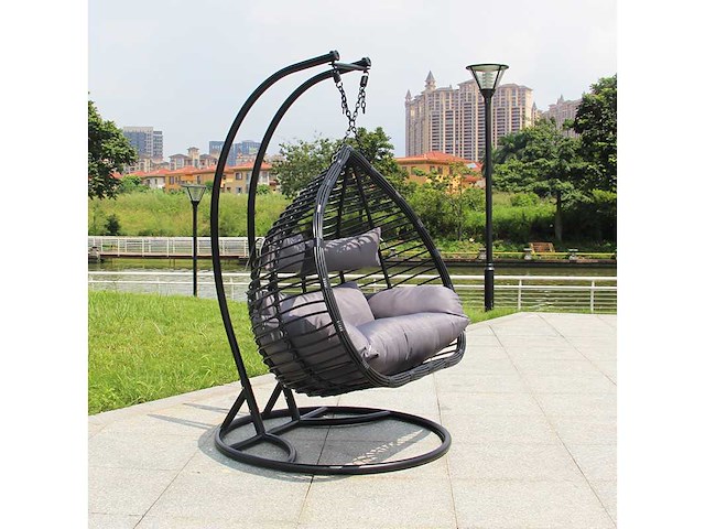 Hangstoel - vonato - hanging elegance black - afbeelding 1 van  5