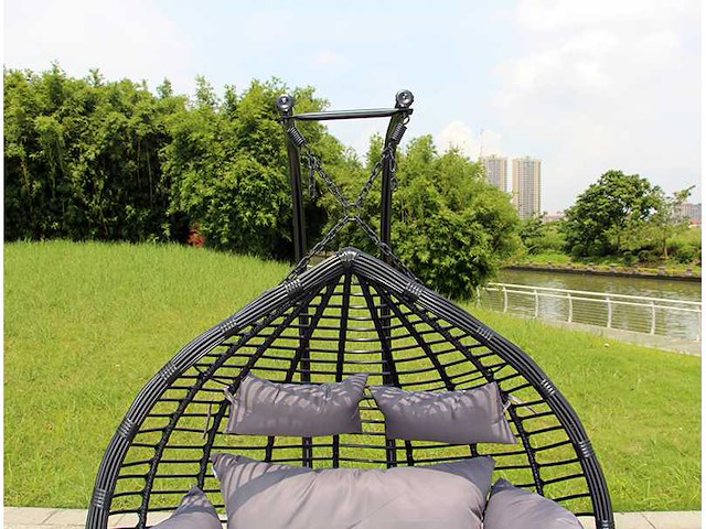 Hangstoel - vonato - hanging elegance black - afbeelding 2 van  5