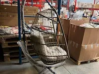 Hangstoel met standaard blumfeldt, beige - afbeelding 2 van  6