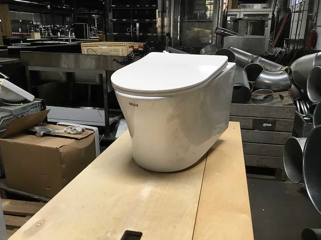 Hangtoilet - toiletpot - afbeelding 1 van  5