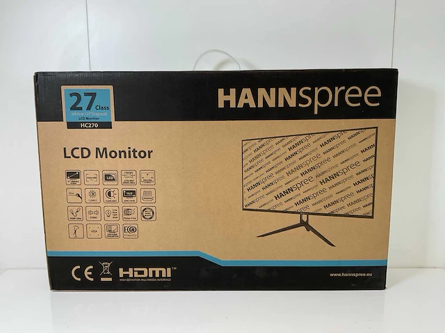 Hannspree (hc270hpb) 27”, 1920x1080 (fhd) led monitor (new) - afbeelding 3 van  9