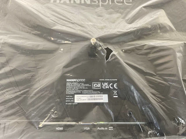 Hannspree (hc270hpb) 27”, 1920x1080 (fhd) led monitor (new) - afbeelding 9 van  9