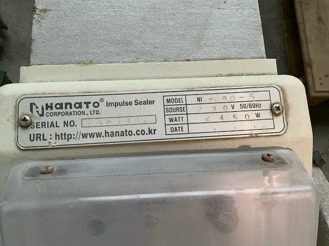 Hanoto ni-800-5 seal machine - afbeelding 6 van  7