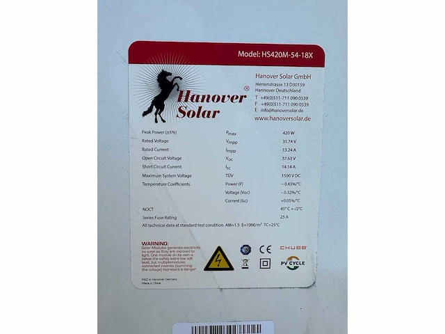 Hanover - set van 20 zonnepanelen (420 wp) met sungrow 8.0k omvormer - afbeelding 3 van  7