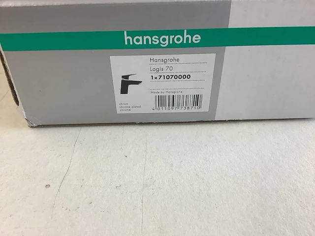 Hans grohe - logis 70 - wastafelmengkraan 1-greeps met wastegarnituur - afbeelding 2 van  3