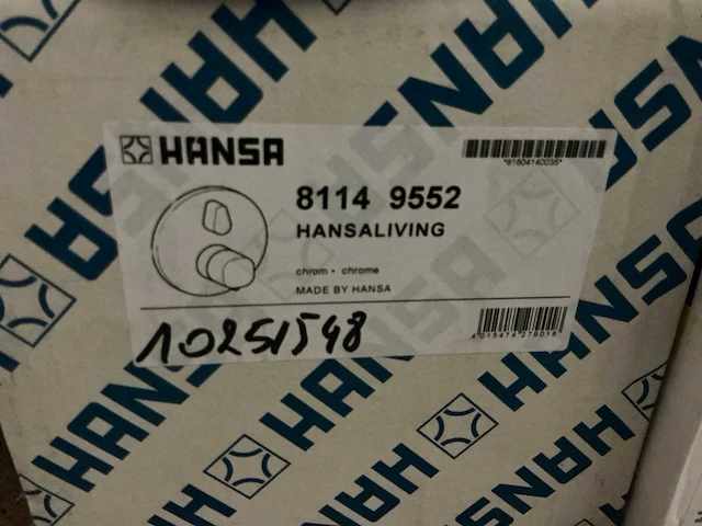 Hansa 8114 9952 afbouwdeel voor thermostatische badkraan (3x) - afbeelding 3 van  3