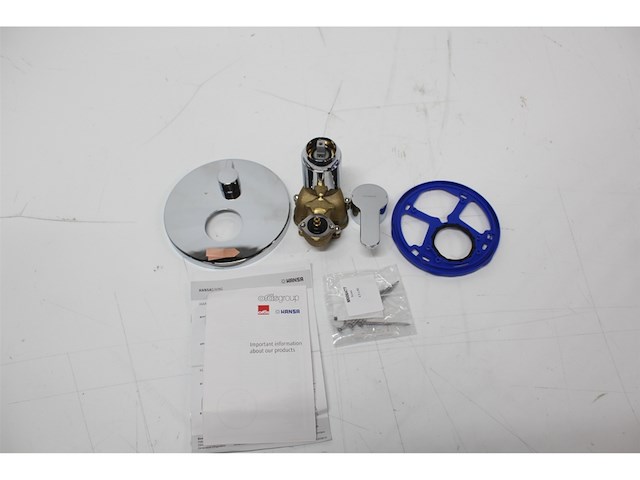 Hansa 89909003 kant-en-klare montageset / eengreeps badkraan chroom - afbeelding 2 van  3