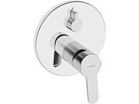 Hansa 89909003 kant-en-klare montageset / eengreeps badkraan hansaprimo chroom, 17 x 17 x 1,4 cm - afbeelding 1 van  3