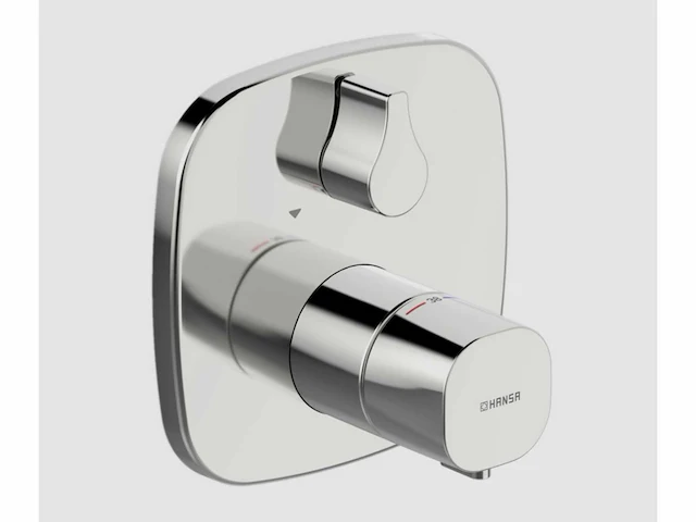 Hansa living chrome douchekraan opbouwdeel (2x) - afbeelding 1 van  2