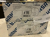 Hansa living chrome douchekraan opbouwdeel (2x) - afbeelding 2 van  2