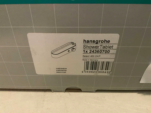 Hansgrohe 24360700 select 400 douche plateau - afbeelding 3 van  3