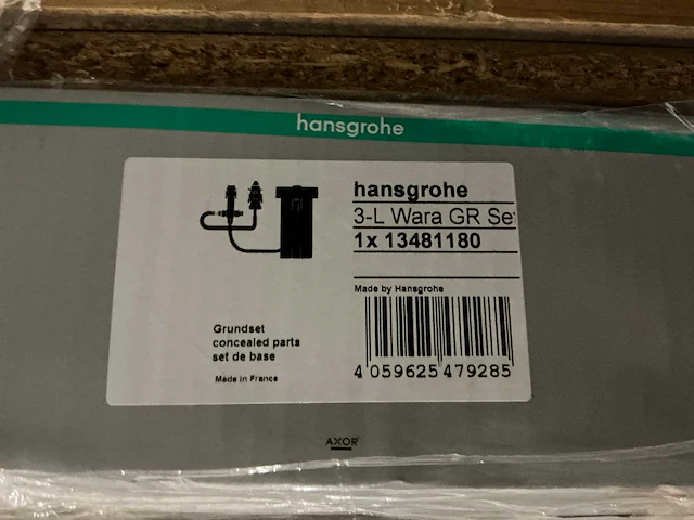 Hansgrohe 3-l wara gr badkraan inbouwdeel - afbeelding 3 van  3