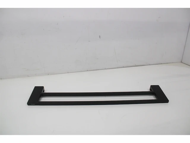 Hansgrohe addstoris dubbel handdoekrek mat zwart, 41743670 - afbeelding 5 van  5