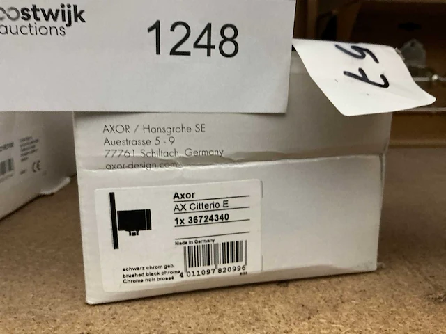 Hansgrohe axor ax citterio e portiersunit - afbeelding 3 van  3